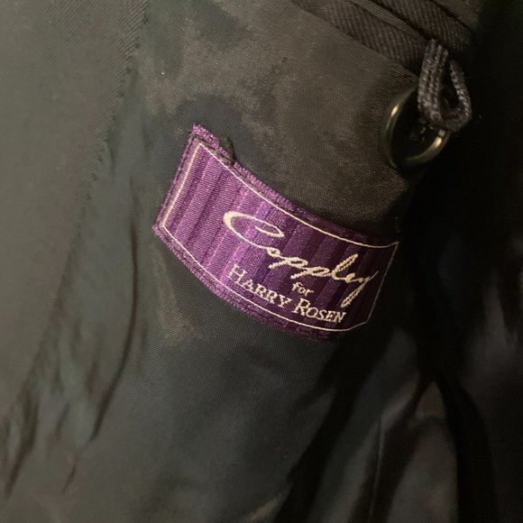 Coppley Men's Dark Navy 3 button Sport Coat/ Blazer/ suit jacket Size 38 - Picture 5 of 7